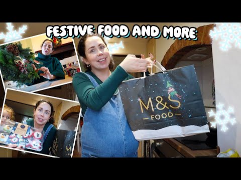 M&S Christmas Food Haul, Nesting and Cleaning, Aldi Christmas Bits and More