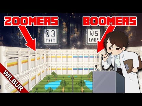 Minecraft Social Experiment: Boomers v Zoomers