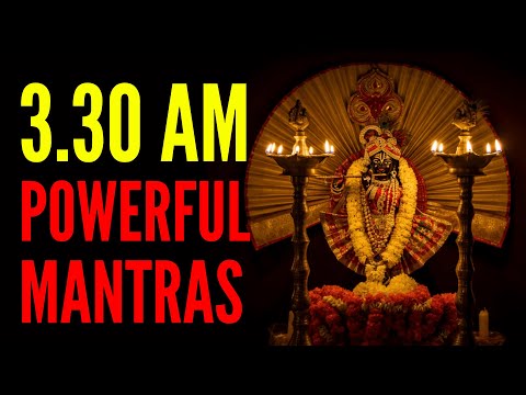 Daily 3.30 am Morning Dhyan / easy and simple / Brahma Muhurtha Mantras at home