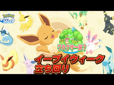 【復刻イベント】イーブイウィーク2024の島選びはプレイスタイルによって変わります！【ポケモンスリープ】