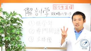 【医学生道場】医学部の解剖学！攻略の為の第一歩を徹底解説！！