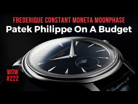 Frederique Constant Classics Moneta Moonphase // Watch of the Week. Review 222