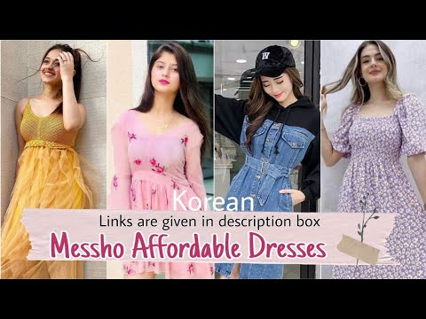 Meesho korean dress haul/What I ordered vs what I got/Meesho affordable dress haul/Korean one piece