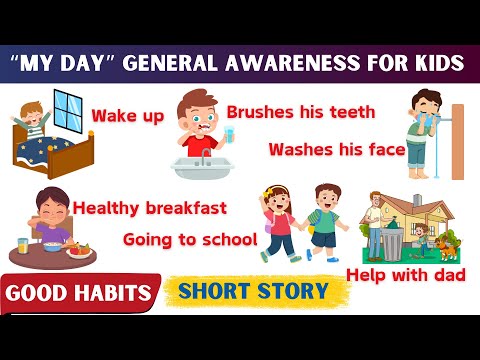 My Day Improve Your English | Good Habits | General Awareness For Kids | #shortstory | #dailylife