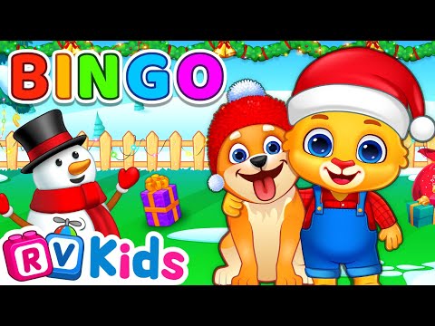 Bingo Song | 🎅 Christmas Songs for Kids by RV AppStudios 🎄