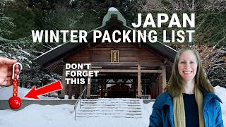 Japan Winter Essentials Packing List, What to Wear in Tokyo vs Hokkaido