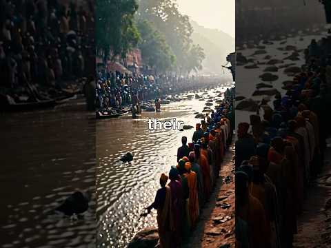 A Day in the Life: Exploring Varanasi at Sunrise 🌅#travel #8khdr #shorts