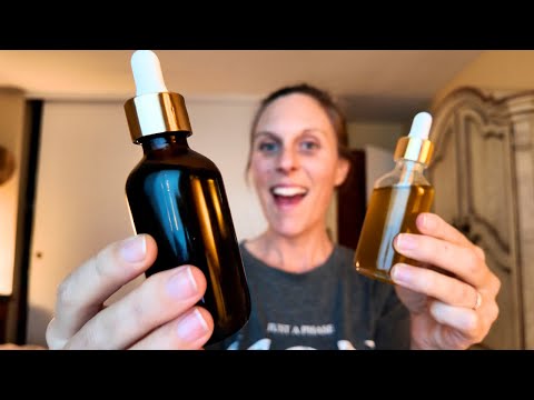 Making a homemade Herbal Facial Oil (with a fun new ingredient!)