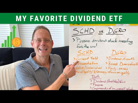 My FAVORITE Dividend Stock ETF (SCHD vs. DGRO)