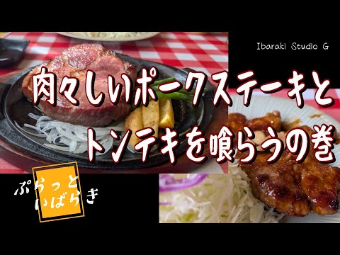 【かすみがうら】肉々しいポークステーキとトンテキを喰らうの巻　だい食堂