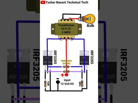 3202 IC inverter 12 Volt connection DIY #shorts