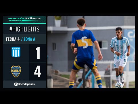 RACING 1 - 4 BOCA I Resumen del partido I #TorneoProyección Sur Finanzas Apertura