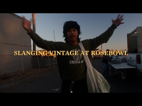 what it's like slanging vintage at the rosebowl flea market