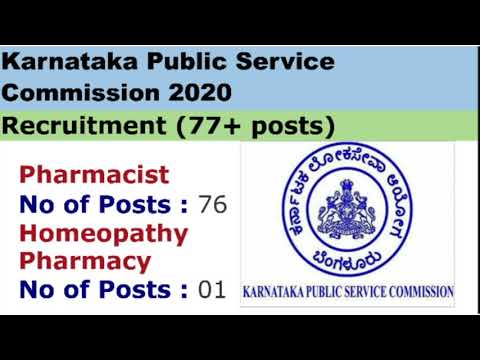 KPSC Pharmacist Detailed Video || Homeopathy Pharmacist Job || (Post 77+) 2020-2021