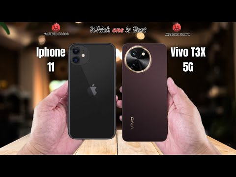 Iphone 11 vs Vivo T3X 5G  Full comparison ⚡Which one is Best