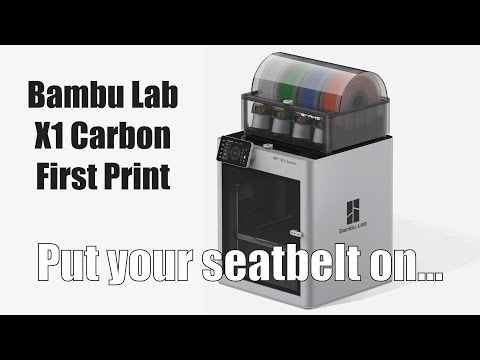 Bambu Lab X1 Carbon First Print