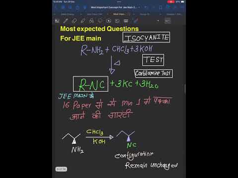 THE MOST EXPECTED QUESTION FOR JEE MAIN [37]  #jee #jeemain #jeemainchemistry #12board #12cbse