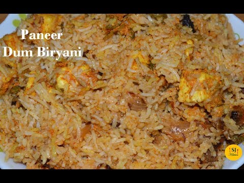 Simple Paneer Dum Biryani Recipe