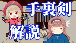 【武器解説】忍者の手裏剣、歴史【ゆっくり解説】