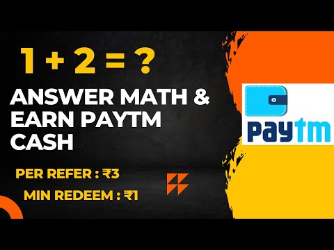 ₹1 Minimum Redeem | New Paytm Cash Earning App 2023 Malayalam | Solve Math Quiz And Earn