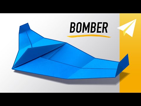 2 in 1 Boomerang Paper Airplane! How to Make a Plane that Flies Back to You! — Bomber