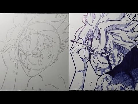 How To Draw Okarun Half Yokai Form Step By Step - [Dandadan]