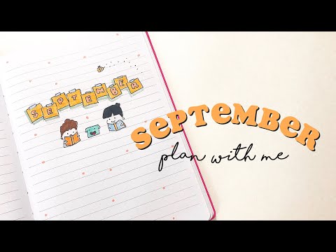 september plan with me ♡︎