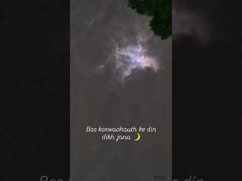 Karwachauth aur Chaand 🌙| #moon #karwachauth