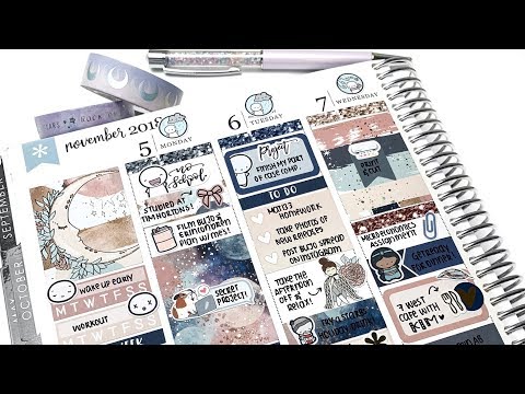 Plan With Me: Galaxy Week (ft. StationStickers)