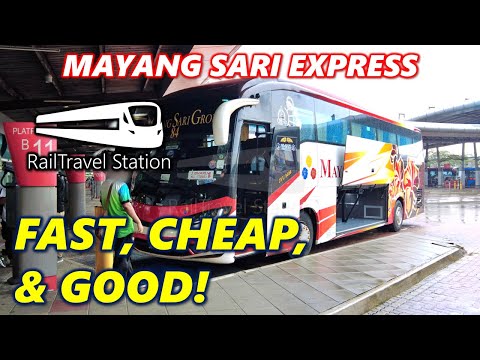 FAST, CHEAP, GOOD WITH MAYANG SARI EXPRESS BUS! 🇲🇾🚌 Mayang Sari Express JB Larkin Sentral→KL TBS