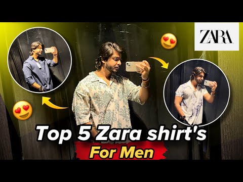 Top 5 Shirts In Zara 🔥 || Zara Shirt Review || Shubham Panchal vlogs