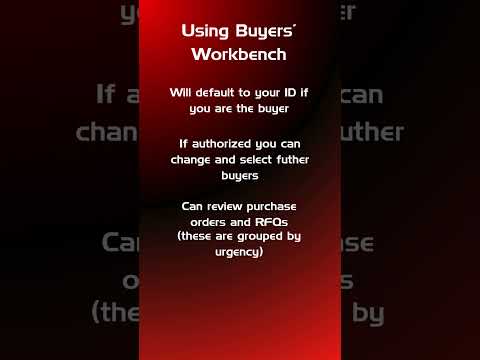 Buyers' Workbench in Epicor: A Lunch & Learn Clip