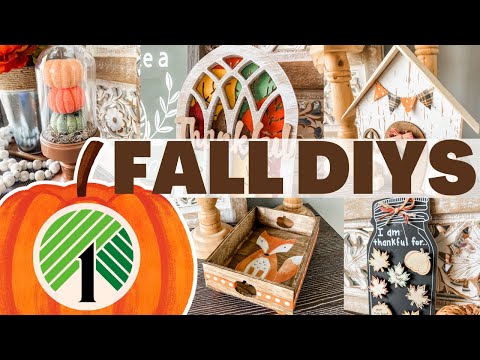 🍁 *NEW Festive Fall DIYS that will leave you feeling SHOCKED that they are DOLLAR TREE!