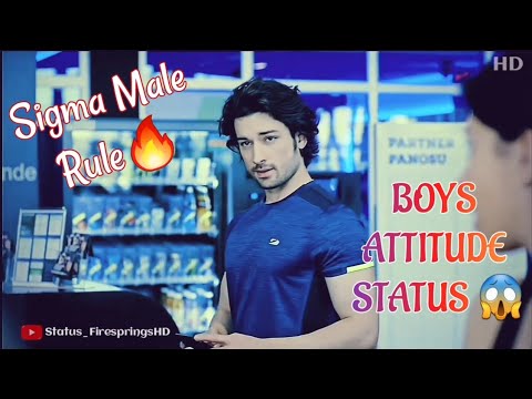 Sigma Male Rule🔥| Boys Attitude Status | Ignore Girls | Boys Reply for Girls 😱