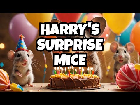 HARRY'S Mice Steal the Spotlight on His Birthday Surprise! 🎉🐱🍰