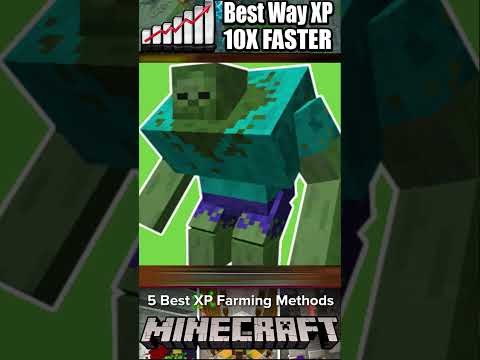 What is The Best Way To Get XP in Minecraft - #shorts #short