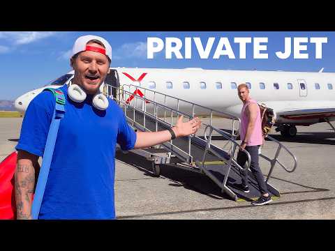 We Flew in a Private Jet! - Day 1