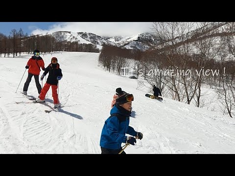 Kagura Ski Resort　It's amazing view!　かぐらスキー場