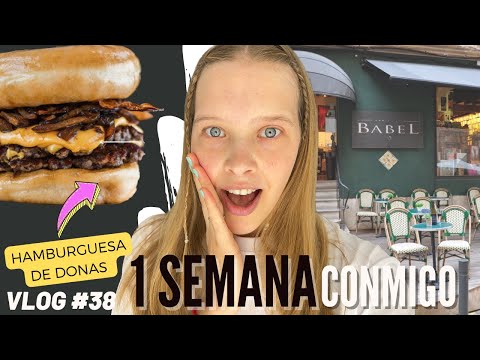 Rincones icónicos de Palma de Mallorca 📕🤩 | Probé una HAMBURGUESA DE DONUTS 🫣🍩 | Vlog #38