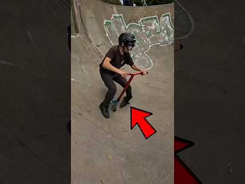 i ruined his life😭       #scooter #skatepark #skate #bike #funny #fail #comedy