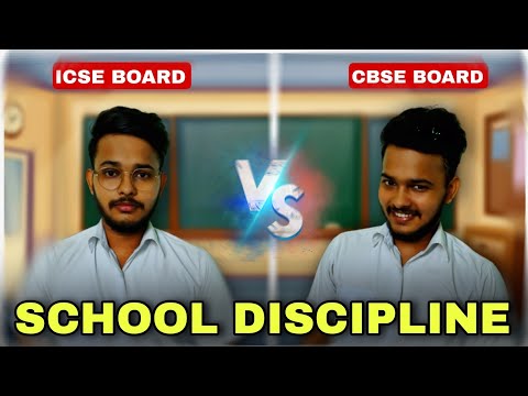 School Discipline 🏫🤭 | ICSE VS CBSE BOARD 🤐🤣 #shorts #funny #cbse #schoolmemes #icse