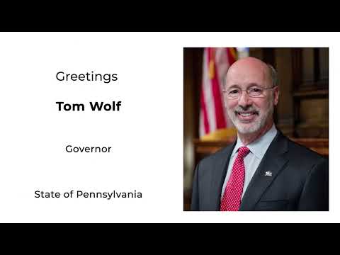 知事メッセージ Tom Wolf, ペンシルベニア州前知事