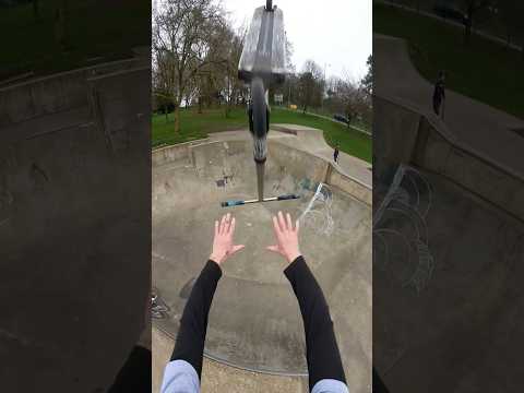 for my mum💔               #scooter #skatepark #fail #funny #comedy