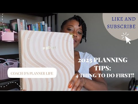 Planning Tips - Do these 4 things FIRST!