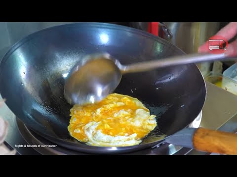 Fried Rice with Plenty of Eggs - Singapore Hawker