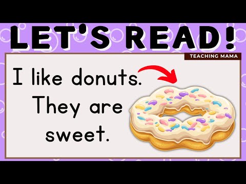 LET'S READ! | PRACTICE READING SIMPLE SENTENCES | LEARN TO READ ENGLISH FOR KIDS | TEACHING MAMA