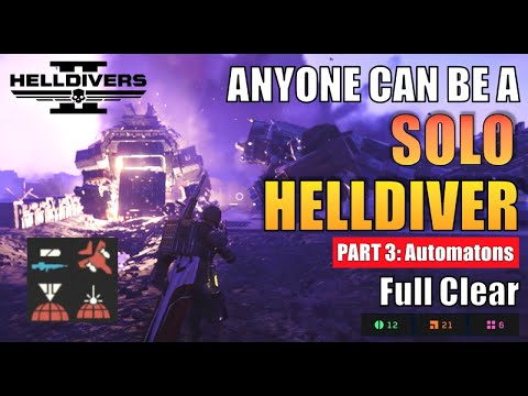 Helldivers 2: The best primary against the bots is a hidden gem (Solo Helldive/Full Clear)