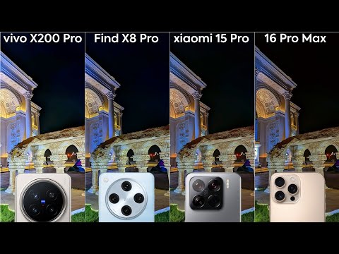 Vivo X200 Pro vs Oppo Find X8 Pro vs Xiaomi 15 Pro vs iPhone 16 Pro Max Camera Test