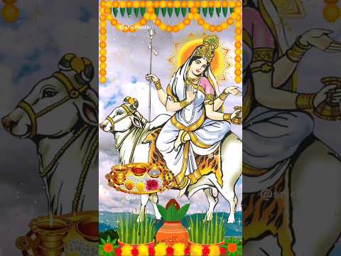 Navratri Day 1 Maa Shailputri Special Mantra #shailputridevi #maadurga #durgapuja #durga #navratri