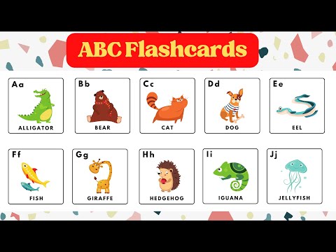 🔤 Fun and Educational ABC Flashcards for Kids | Learn Alphabet, Phonics, & Words!